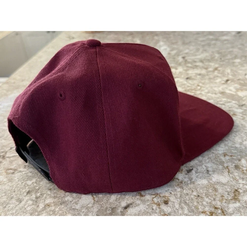 Official Netflix STRANGER THINGS Maroon Snapback Hat Cap Adjustable